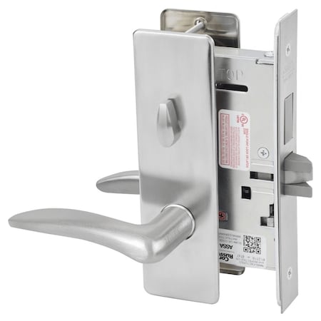 Corbin Russwin Privacy, Bedroom or Bathroom Mortise Lock, DS Lever, M Escutcheon, Satin Chrome ML2030 DSM 626 LH